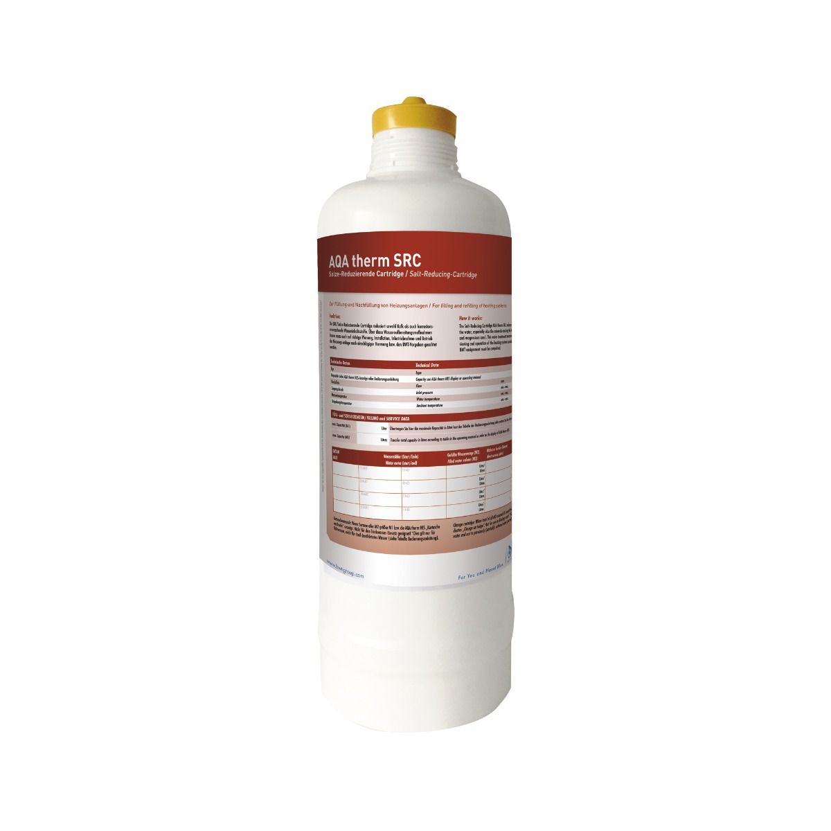 BWT AQA Therm HRC Small Enthärtungskartusche – Für Heizungswasser, 3 M³ Kapazität
