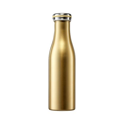 Edelstahlflasche gold 0.5 L