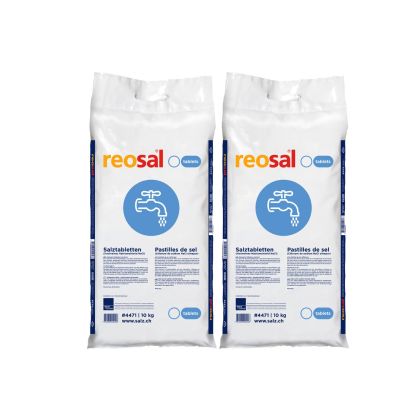 Sel en pastilles  2 x 10kg (incl. frais du transport)