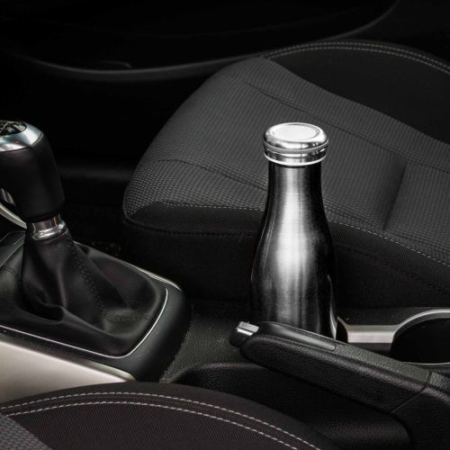 Laken Edelstahlflasche 0,35 L – Silber, Vintage-Verschluss, BPA-frei, Nur 109 G Leicht