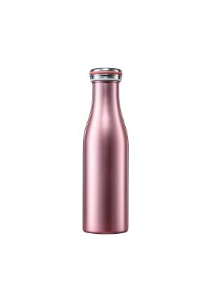 Bouteille rose en inox  0.5 L