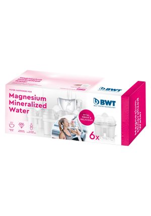 Cartouches filtrantes BWT Magnesium Mineralized Water (6 pièces)