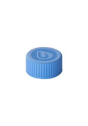Couvercle bleu pour bouteille PET