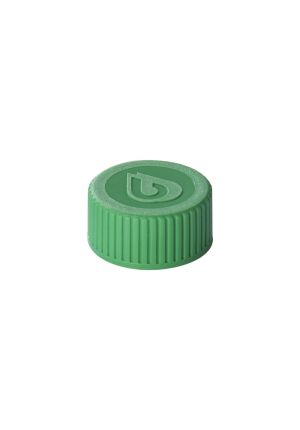 Couvercle vert pour bouteille PET